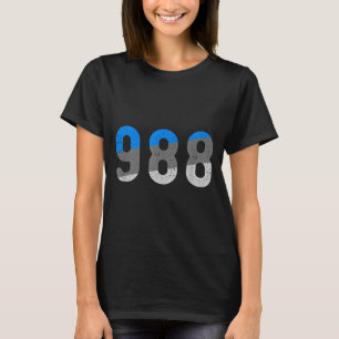 988 prevention hotline health awareness T-Shirt