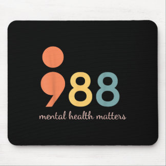 988 Semicolon Mental Health S Suicide Prevention 9 Mouse Pad
