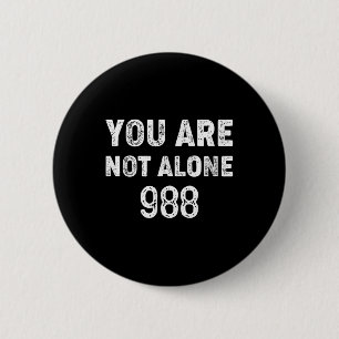 988 Shirt - Suicide Prevention 988 Shirt Button