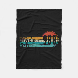988 Shirt Suicide Prevention Lifeline 988 Awarenes Fleece Blanket