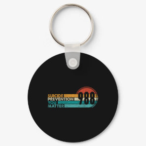 988 Shirt Suicide Prevention Lifeline 988 Awarenes Keychain