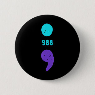 988 Suicide Prevention 988 Comma  Button