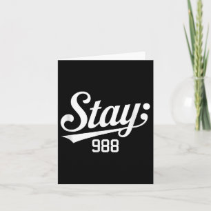 988 Suicide Prevention Awareness  Card