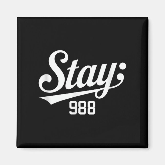 988 Suicide Prevention Awareness  Magnet (Front)