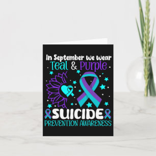 988 Suicide Prevention Awareness Semi-colon Mental Card