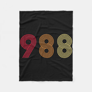 988 Tee Suicide Prevention Hotline Health Mental A Fleece Blanket