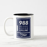 988 Vertical Logo Mug<br><div class="desc">Start your day with hope. This ceramic mug brings warmth, and a reminder that help is always just three digits away.</div>