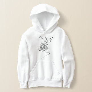 98 Black White Abstract Tribal Tattoo Art Hoodie