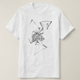98 Black White Abstract Tribal Tattoo Art T-Shirt