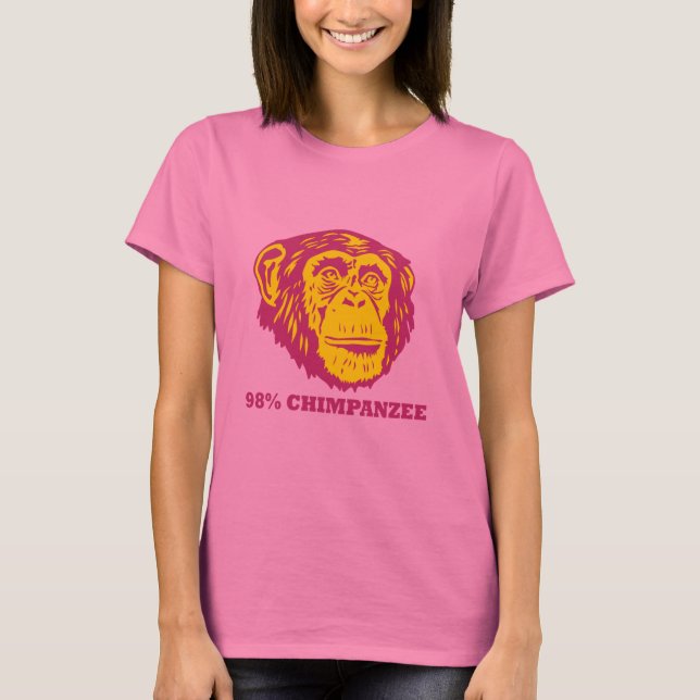 98% Chimpanzee T-Shirt (Front)