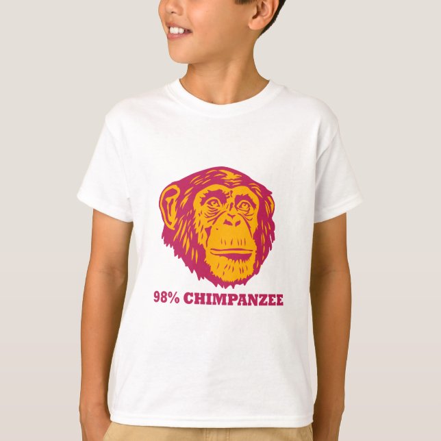 98% Chimpanzee T-Shirt (Front)