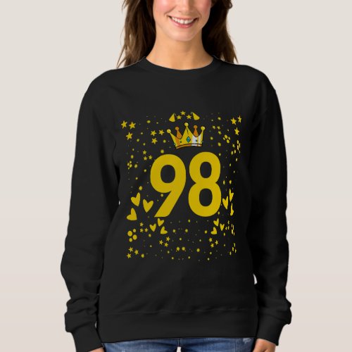 98th birthday anniversaries sweatshirt