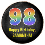 [ Thumbnail: 98th Birthday - Rainbow Spectrum Pattern Number 98 ]