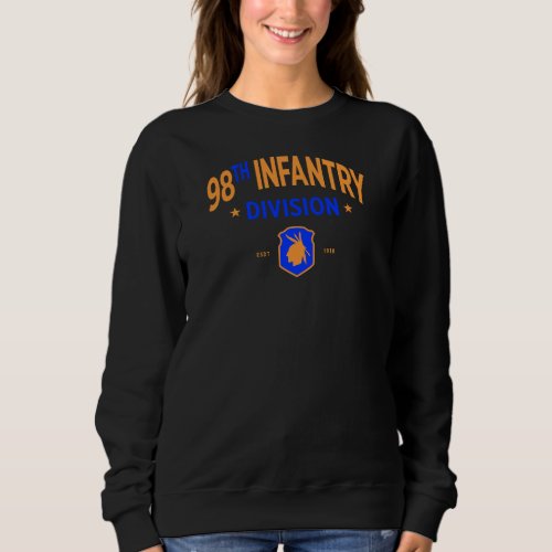 98th Infantry Division _ US Military Women Sweatshirt
