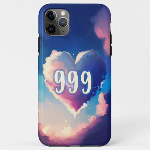 999 Angel Number A Tapestry of Cosmic Serenity iPhone 11 Pro Max Case