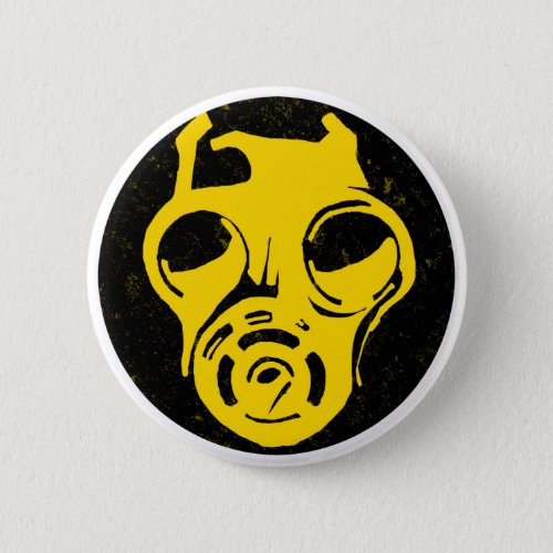 999 Gas Mask Design Button