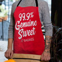 99.9% Genuine Sweet .1% Badass Apron