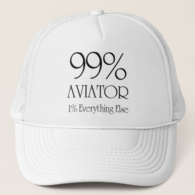 99% Aviator Trucker Hat (Front)
