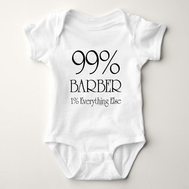 99% Barber Baby Bodysuit (Front)