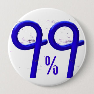 99% BLUE PINBACK BUTTON