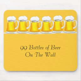 99 Bottles of beer on the wall Mouse Pad
