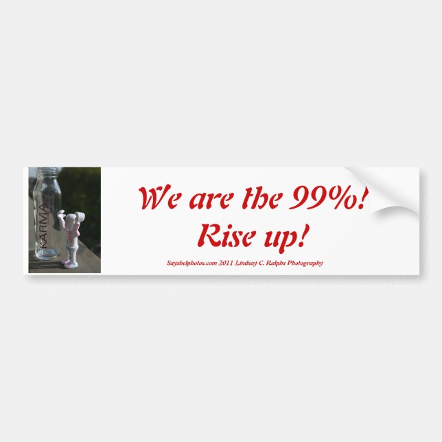 99% Bumper Sticker (Front)