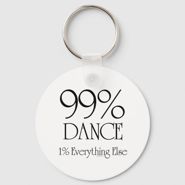 99% Dance Keychain (Front)