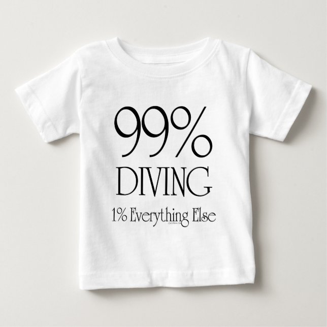 99% Diving Baby T-Shirt (Front)