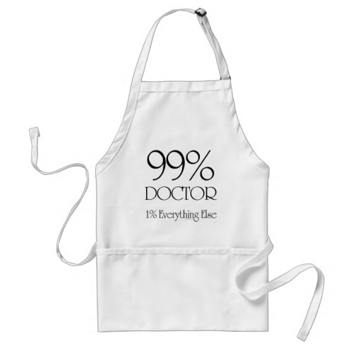 99 Doctor Adult Apron