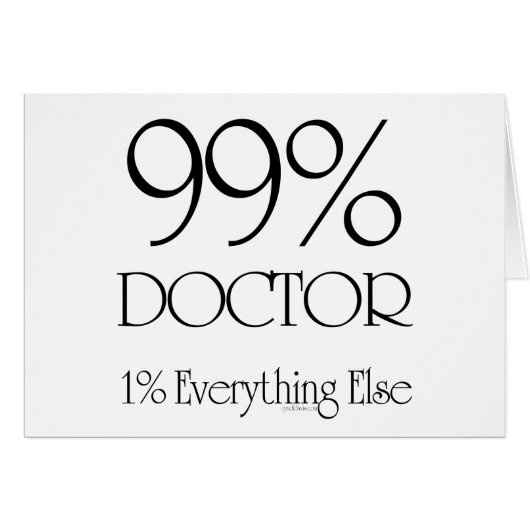 99% Doctor Cards (Front Horizontal)