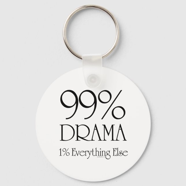 99% Drama Keychain (Front)