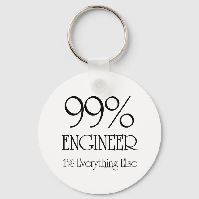 99% Engineer Keychain (Front)