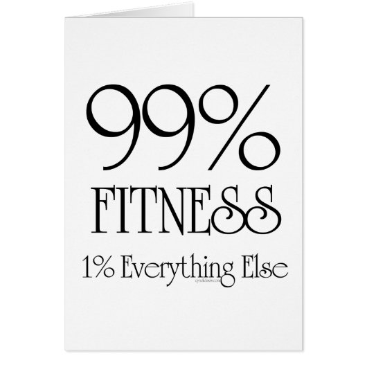 99% Fitness Cards (Front)