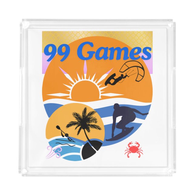 99 Games Of Summer Acrylic Tray (Front)