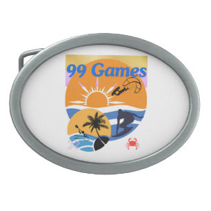 99 Games Of Summer Belt Buckle