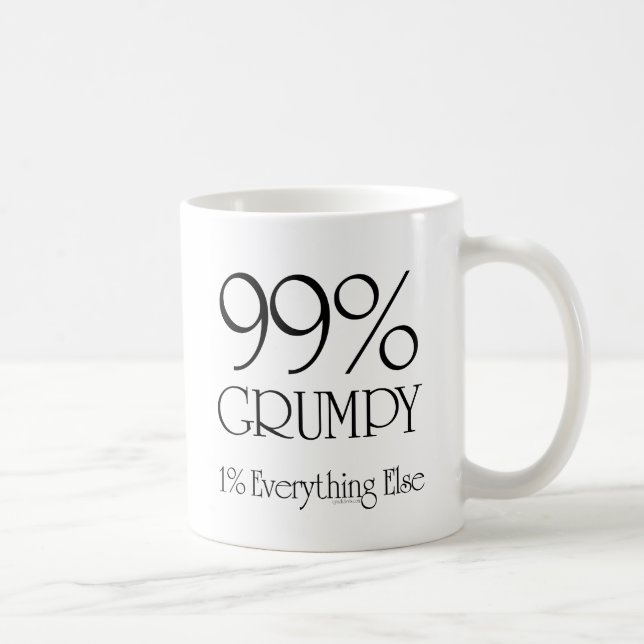 99% Grumpy Coffee Mug (Right)