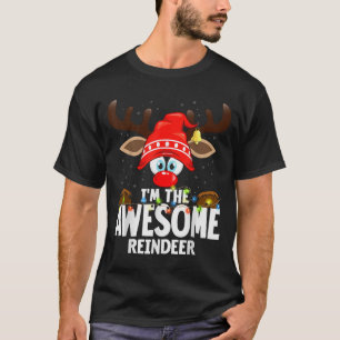 99 Matching Christmas Reindeer - Uni-adults, Black T-Shirt