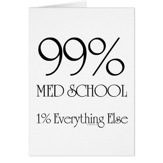 99% Med School Cards (Front)