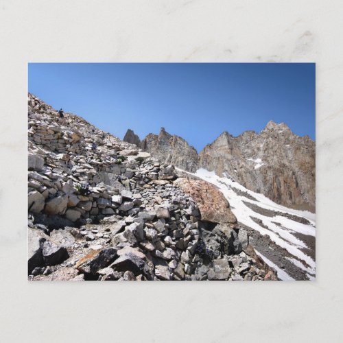 99 or 87 Switchbacks to Mt Whitney 2 Postcard