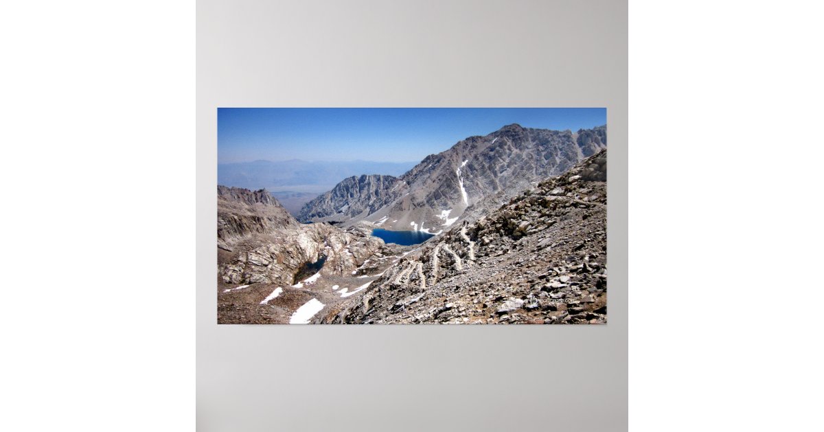 99 or 97 Switchbacks to Mt Whitney 3 Poster | Zazzle