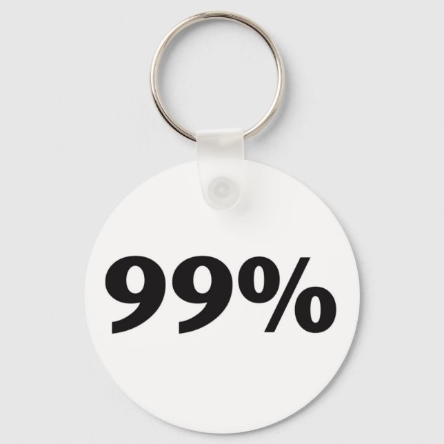 99 Percent Keychain (Front)