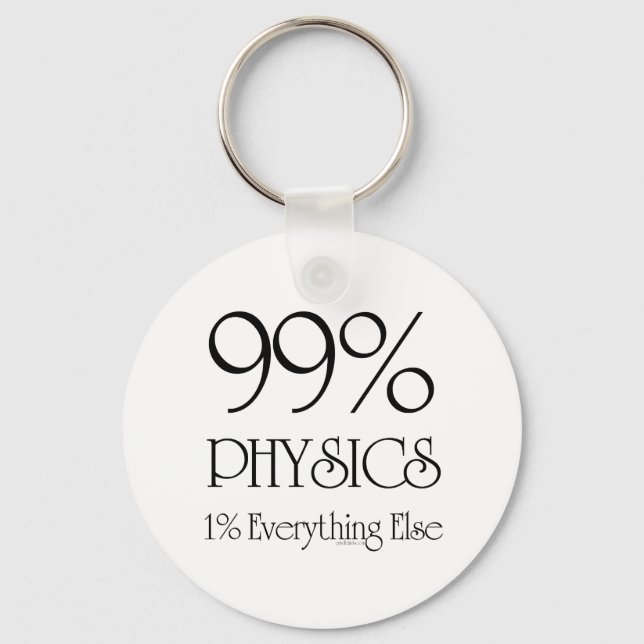 99% Physics Keychain (Front)