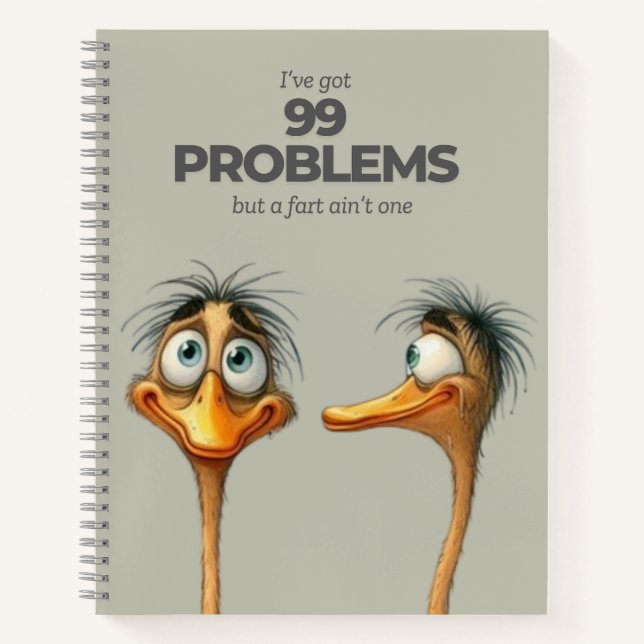 99 Problems Spiral Notebook (Front)