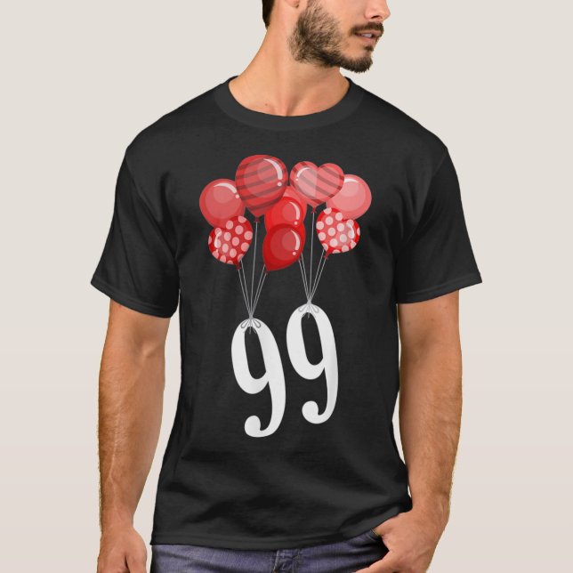 99 Red Balloons - Peace Love 80s  Classic T-Shirt (Front)