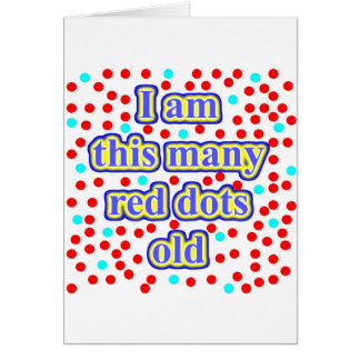 99 Red Dots Old Cards