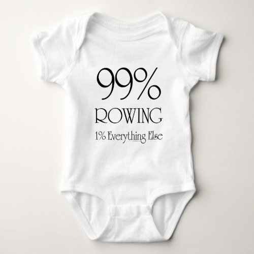 99 Rowing Baby Bodysuit