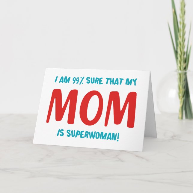 99% Superwoman Card (Front)