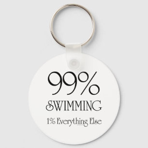 99% Swimming Keychain
