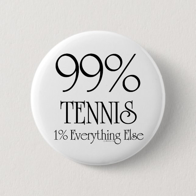 99% Tennis Button (Front)
