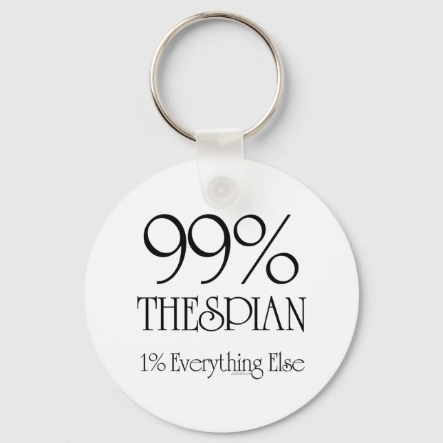 99% Thespian Keychain (Front)
